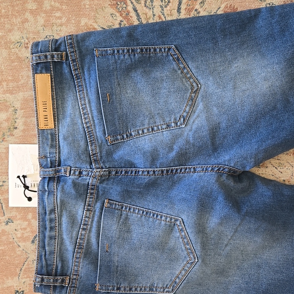 Blank Paige Denim Collection Classic Stretch Skinny Blue Jean 5 Pocket Small NEW - Picture 3 of 8
